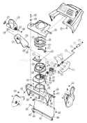 Part Location Diagram of 731-1921 MTD Shave Plate